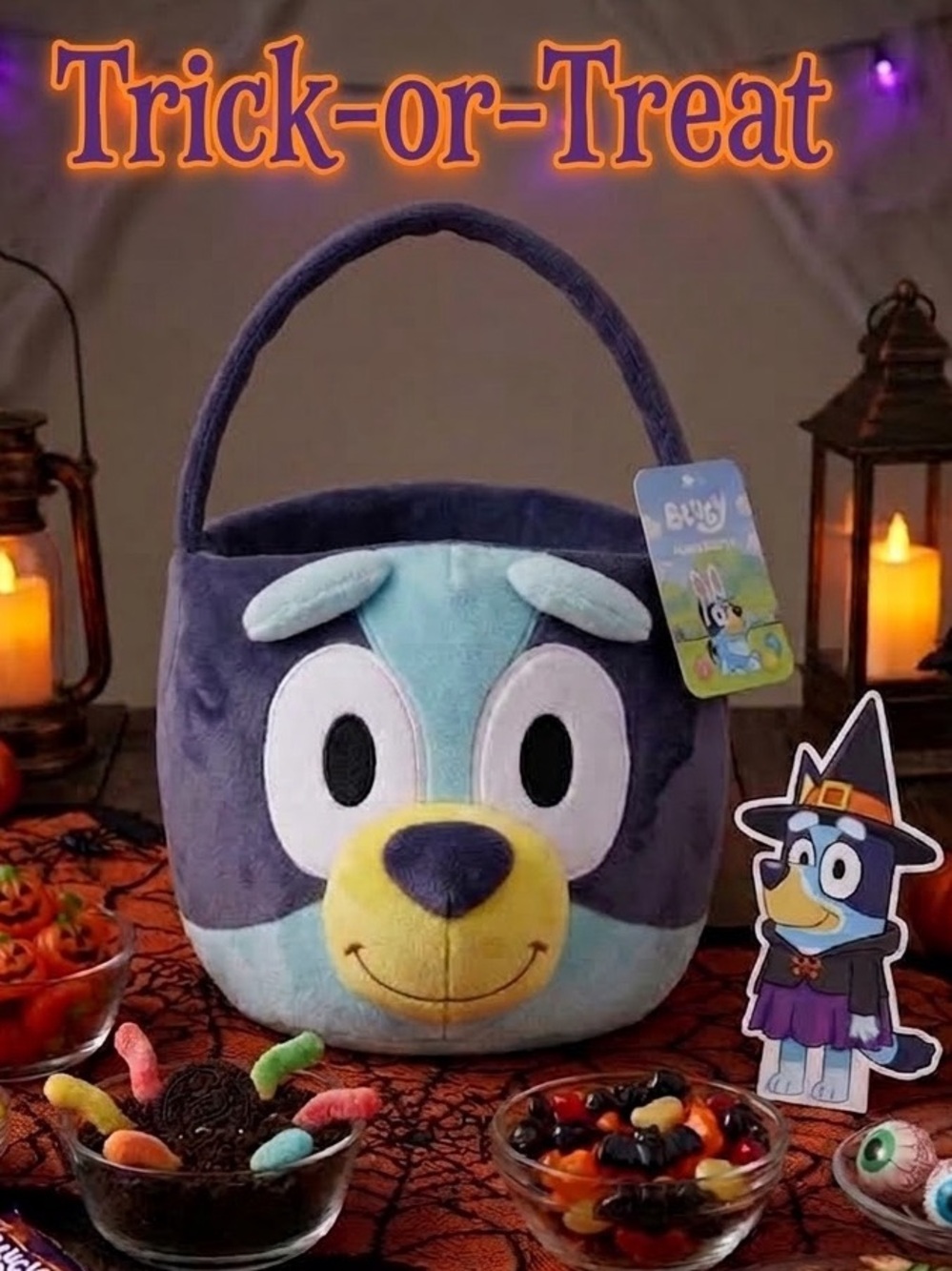 Plush Halloween Treat Bucket